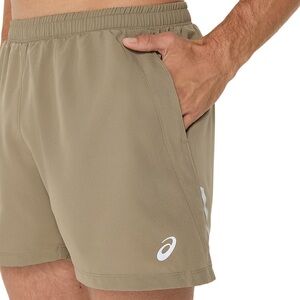 ASICS Olive/Taupe Performance Running Workout Shorts